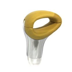 Πόμολο Λεβιέ Ταχυτήτων Universal Κίτρινο/Νίκελ Με Τρύπα Για Κανονική Όπισθεν 37021