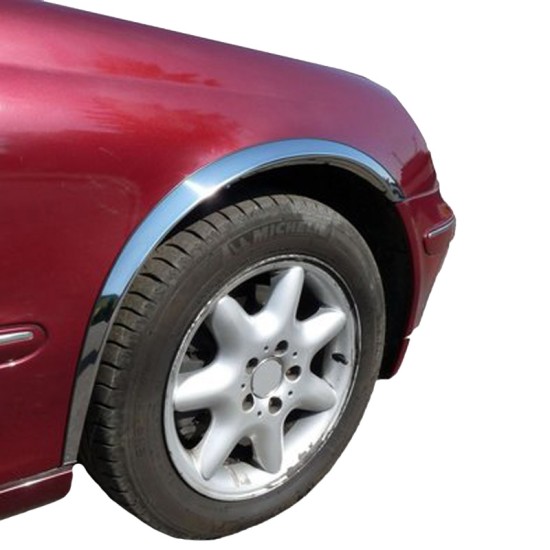 Πλαινά Φτερά Για Mercedes-Benz C-Class W203 00-07 Από Ανοξείδωτο Ατσάλι Χρωμίου 4 Τεμάχια