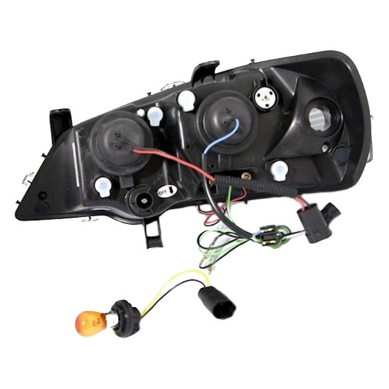 Μπροστινά Φανάρια Set Για Opel Astra G 97-04 DRL Μαύρα H1/H1 Sonar