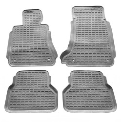 Πατάκια Σκαφάκια 3D Από Λάστιχο Για ΒΜW Series 5 E39 1999-2003/ E60 2004-2009/ F10 2009-2013 "Star Diamond" 4 Τεμάχια Γκρι