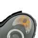 Μπροστινά Φανάρια Set Για Mercedes-Benz C-Class W203 00-07 Projectors Μαύρα H1/H1 Με Ρυθμιστή Αέρος Sonar