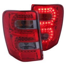 Πισινά Φανάρια Set Για Jeep Grand Cherokee 99-05 WJ Led Κόκκινο/Φιμέ Eagle Eyes