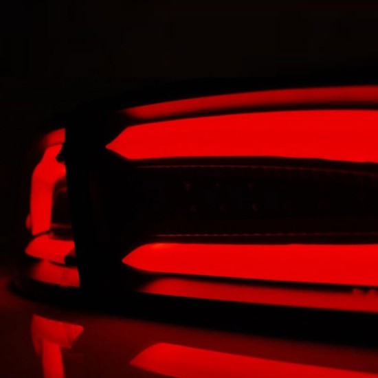 Πισινά Φανάρια Set Για Seat Ibiza 6L 02-08 Led Bar Κόκκινο/Φιμέ LH Group