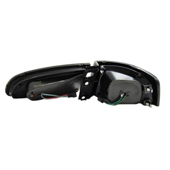 Πισινά Φανάρια Set Για Seat Ibiza 6L 02-08 Led Bar Κόκκινο/Φιμέ LH Group