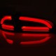 Πισινά Φανάρια Set Για Seat Ibiza 6L 02-08 Led Bar Κόκκινο/Φιμέ LH Group