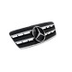 Μάσκα Για Mercedes-Benz CLK-Class W208 96-02 Amg Look Με 3 Γρίλιες Μαύρο/Χρώμιο 1 Τεμάχιο