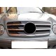 Μάσκα Για Mercedes-Benz CLK-Class W208 96-02 Amg Look Με 3 Γρίλιες Μαύρο/Χρώμιο 1 Τεμάχιο
