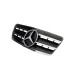 Μάσκα Για Mercedes-Benz CLK-Class W208 96-02 Amg Look Με 3 Γρίλιες Μαύρο/Χρώμιο 1 Τεμάχιο
