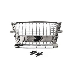 Μάσκα Για Audi Q5 8R 08-12 Χωρίς Σήμα Χρώμιο Με Κάθετες Γρίλιες 1 Τεμάχιο Μάσκα Για Audi Q5 8R 08-12 Χωρίς Σήμα Χρώμιο Με Κάθετες Γρίλιες 1 Τεμάχιο