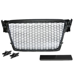 Μάσκα Για Audi A4 B8 08-11 RS4 Look Κυψελωτή Μαύρο Ματ 1 Τεμάχιο Μάσκα Για Audi A4 B8 08-11 RS4 Look Κυψελωτή Μαύρο Ματ 1 Τεμάχιο