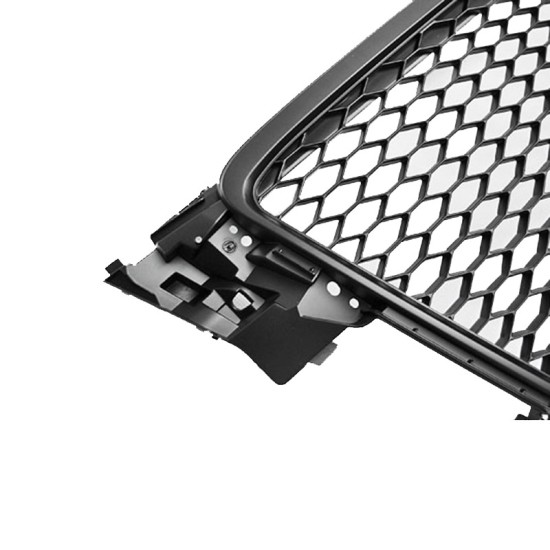 Μάσκα Για Audi A4 B8 08-11 RS4 Look Κυψελωτή Μαύρο Ματ 1 Τεμάχιο