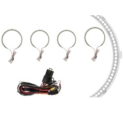 Angel Eyes LED Kit Για Bmw 3 E46 99-05 2x131mm & 2x146mm Λευκά 288 Smd Led V-040111 5 Τεμάχια Angel Eyes LED Kit Για Bmw 3 E46 99-05 2x131mm & 2x146mm Λευκά 288 Smd Led V-040111 5 Τεμάχια