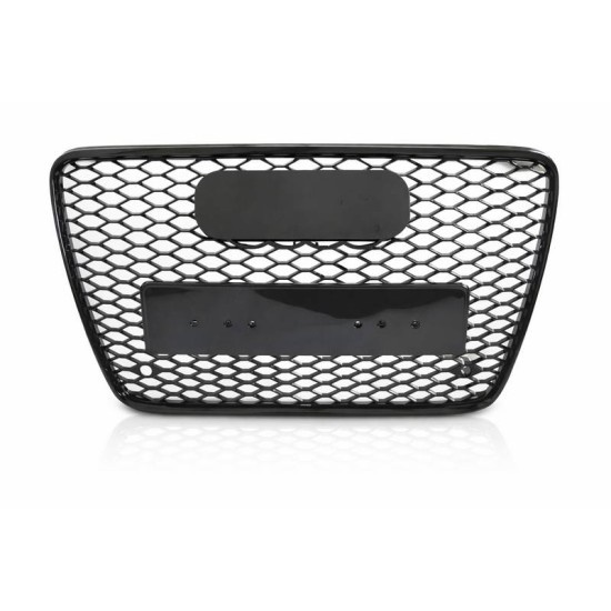 Μάσκα Για Audi Q7 4L 05-15 RSQ7 Look Κυψελωτή Μαύρη 1 Τεμάχιο