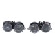 Μπροστινά Φανάρια Set Για Bmw 3 E30 82-94 Projectors Μαύρα Με Σταυρό H1/H1 Depo