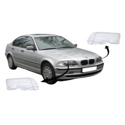 Κρύσταλλα Φαναριών Για Bmw 3 Series E46 98-01 Sedan / Kombi Ζευγάρι 2 Τεμάχια Κρύσταλλα Φαναριών Για Bmw 3 Series E46 98-01 Sedan / Kombi Ζευγάρι 2 Τεμάχια
