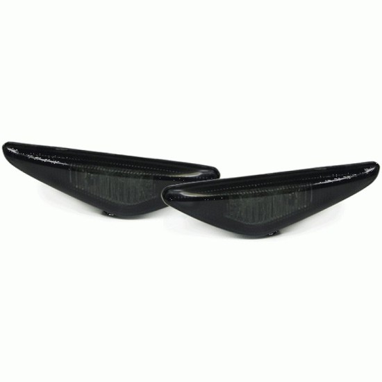 Πλαϊνά Φλας Φτερού Για Bmw 3 E46 Coupe/Cabrio 03-06 Led Smoke 2 Τεμάχια