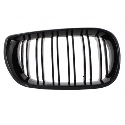 Καρδιές Μάσκας Για Bmw 3 E46 02-05 Sedan/Touring  M4 Look Με Διπλή Γρίλια Μαύρο Γυαλιστερό 2 Τεμάχια Καρδιές Μάσκας Για Bmw 3 E46 02-05 Sedan/Touring  M4 Look Με Διπλή Γρίλια Μαύρο Γυαλιστερό 2 Τεμάχια