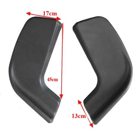 Μπροστινά Spoiler Δεξιά & Αριστερά Universal "Flaps" UT-5001-1 Από Abs Πλαστικό 2 Τεμάχια
