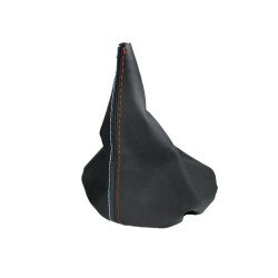 Φυσούνα Χειροφρένου Universal  Δερμάτινη Μαύρη Tri-color Bmw Style 20720 Φυσούνα Χειροφρένου Universal  Δερμάτινη Μαύρη Tri-color Bmw Style 20720