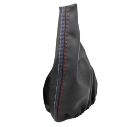 Φυσούνα Χειροφρένου Universal  Δερμάτινη Μαύρη Tri-color Bmw Style 20720 Φυσούνα Χειροφρένου Universal  Δερμάτινη Μαύρη Tri-color Bmw Style 20720