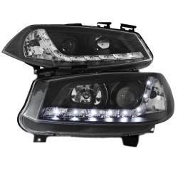 Μπροστινά Φανάρια Set Για Renault Megane II 02-05 DRL Black H1/H1 Junyan Μπροστινά Φανάρια Set Για Renault Megane II 02-05 DRL Black H1/H1 Junyan