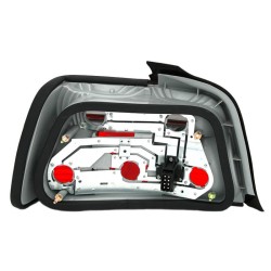 Πισινά Φανάρια Set Για Bmw 3 E36 Sedan 90-99 M3 Look Red/Smoke Eagle Eyes Πισινά Φανάρια Set Για Bmw 3 E36 Sedan 90-99 M3 Look Red/Smoke Eagle Eyes