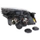 Μπροστινά Φανάρια Set Για Opel Vectra C 05-08 Angel Eyes Μαύρα H7/H1 Depo