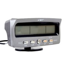 Βολτόμετρο Θερμόμετρο Και Ρολόι Αυτοκινήτου Ψηφιακό Vst 7045V