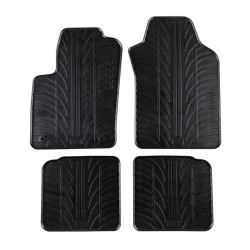 Πατάκια Αυτοκινήτου Gledring 0372 Lancia Ypsilon 2011- Μαύρο 4 Τεμάχια