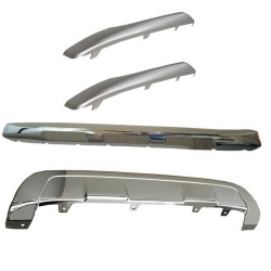 Skid Plates Προφυλακτήρων Body kit X-Line Για BMW X1 F48 15-19 Χρώμιο Set 4 Τεμάχια Skid Plates Προφυλακτήρων Body kit X-Line Για BMW X1 F48 15-19 Χρώμιο Set 4 Τεμάχια