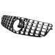Μάσκα Για Mercedes-Benz C-Class W204 07-14 GT Amg Panamericana Look Μαύρο/Χρώμιο 1 Τεμάχιο
