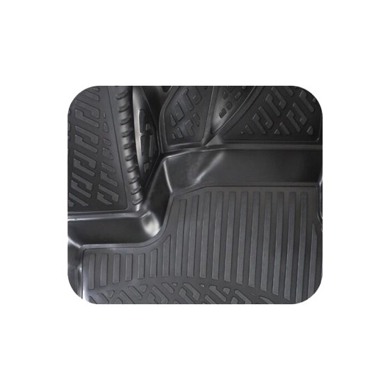 Πατάκια Σκαφάκια 3D Από Λάστιχο TPE Για Kia Sportage 2016-RL113320/ Hyundai Tucson 2015-2019 Rizline 4 Τεμάχια Μαύρα