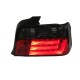 Πισινά Φανάρια Set Για Bmw 3 E36 Sedan 90-99 Led Bar Κόκκινο/Φιμέ Carner