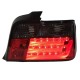 Πισινά Φανάρια Set Για Bmw 3 E36 Sedan 90-99 Led Bar Κόκκινο/Φιμέ Carner