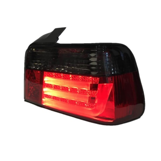 Πισινά Φανάρια Set Για Bmw 3 E36 Sedan 90-99 Led Bar Κόκκινο/Φιμέ Carner