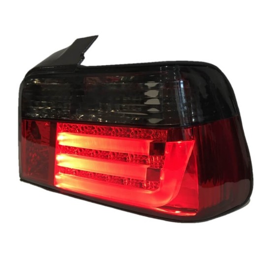 Πισινά Φανάρια Set Για Bmw 3 E36 Sedan 90-99 Led Bar Κόκκινο/Φιμέ Carner
