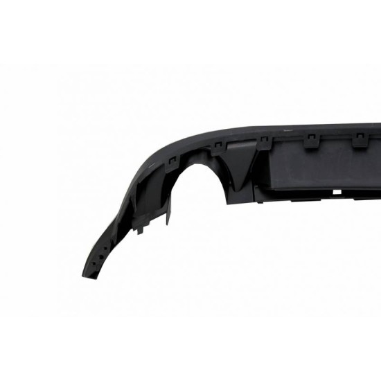Diffuser Πίσω Προφυλακτήρα Για VW Golf VII (7.5) 17-20 Facelift GTI Με 2 Μονές Εξατμίσεις Δεξια & Αριστερά Από Abs Πλαστικό 1 Τεμάχιο