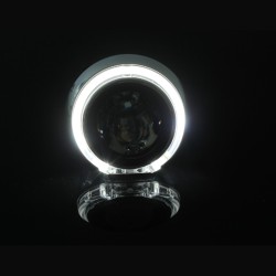 Καπάκια Για Προτζέκτορες 2.5" IRIS Με Led Angel Eyes Χρώμιο Retrofitlab 2 Τεμάχια Καπάκια Για Προτζέκτορες 2.5" IRIS Με Led Angel Eyes Χρώμιο Retrofitlab 2 Τεμάχια