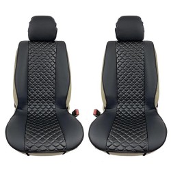 Πλατοκαθίσματα Μπροστινά Δερματίνη Royal Μαύρο 2 Τεμάχια Πλατοκαθίσματα Μπροστινά Δερματίνη Royal Μαύρο 2 Τεμάχια