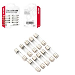 Ασφάλειες Αυτοκινήτου Γυάλινες Σετ 10 Τεμάχια Amio Ασφάλειες Αυτοκινήτου Γυάλινες Σετ 10 Τεμάχια Amio