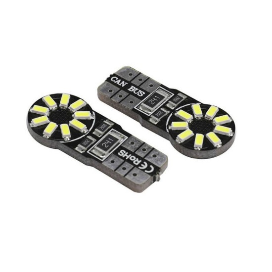 Λάμπες Led T10 12volt 18 Led Canbus Auto GS 2 Τεμάχια