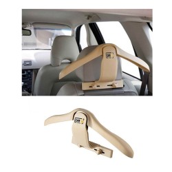 Κρεμάστρα Ρούχων Για Το Προσκέφαλο Του Αυτοκινήτου Πλαστική Μπεζ Car+ Κρεμάστρα Ρούχων Για Το Προσκέφαλο Του Αυτοκινήτου Πλαστική Μπεζ Car+