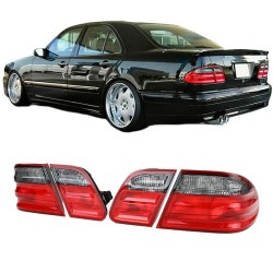 Πισινά Φανάρια Set Για Mercedes-Benz E-Class W210 95-02 Κόκκινο/Φιμέ Depo Πισινά Φανάρια Set Για Mercedes-Benz E-Class W210 95-02 Κόκκινο/Φιμέ Depo