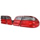 Πισινά Φανάρια Set Για Mercedes-Benz E-Class W210 95-02 Κόκκινο/Φιμέ Depo