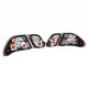 Πισινά Φανάρια Set Για Mercedes-Benz E-Class W210 95-02 Κόκκινο/Φιμέ Depo