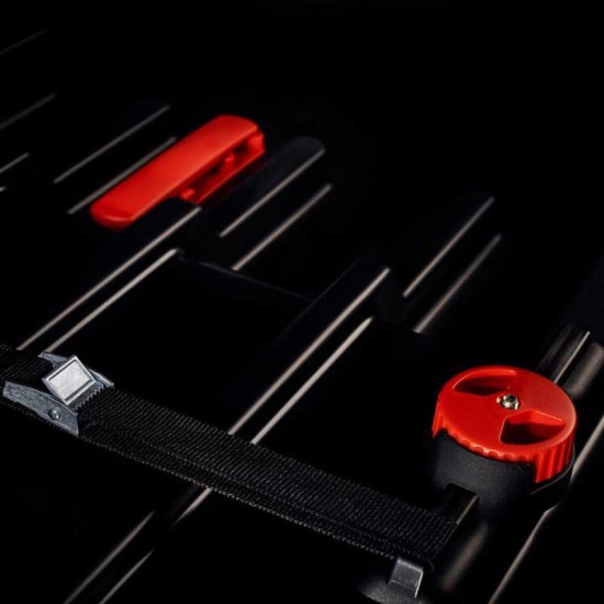 Μπαγκαζιέρα Οροφής Cruz Paddock 450L Μαύρη Γυαλιστερή Με Διπλό Άνοιγμα & Quick Fix Τοποθέτηση