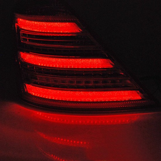 Πισινά Φανάρια Set Για Mercedes-Benz S-Class W221 05-09 Led W222 Look Dynamic Κόκκινο/Φιμέ Eagle Eyes