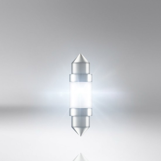 Λάμπα Led Σωληνωτή 36mm C5W SV8.5-8 12volt 0.6 watt 6000k Osram 6418DWP-01B 1 Τεμάχιο