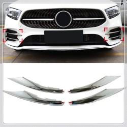 Τριμ Προφυλακτήρα Εμπρός Χρωμίου Για Mercedes-Benz A-Class W177 18+ Σετ 4 Τεμαχίων Τριμ Προφυλακτήρα Εμπρός Χρωμίου Για Mercedes-Benz A-Class W177 18+ Σετ 4 Τεμαχίων
