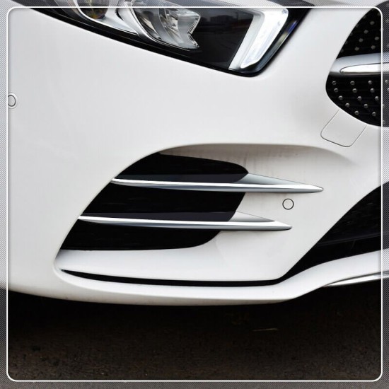 Τριμ Προφυλακτήρα Εμπρός Χρωμίου Για Mercedes-Benz A-Class W177 18+ Σετ 4 Τεμαχίων